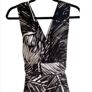 Milly Scribble Print Else Mini Dress Size 2 Excellent